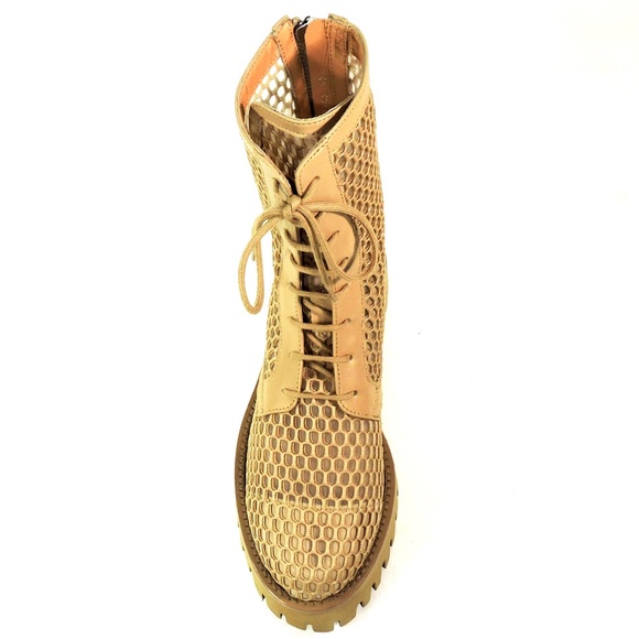 CASADEI 🇮🇹 WOMENS SAND LEATHER FASHION SUMMER BOOTIE - Picture 6 of 8